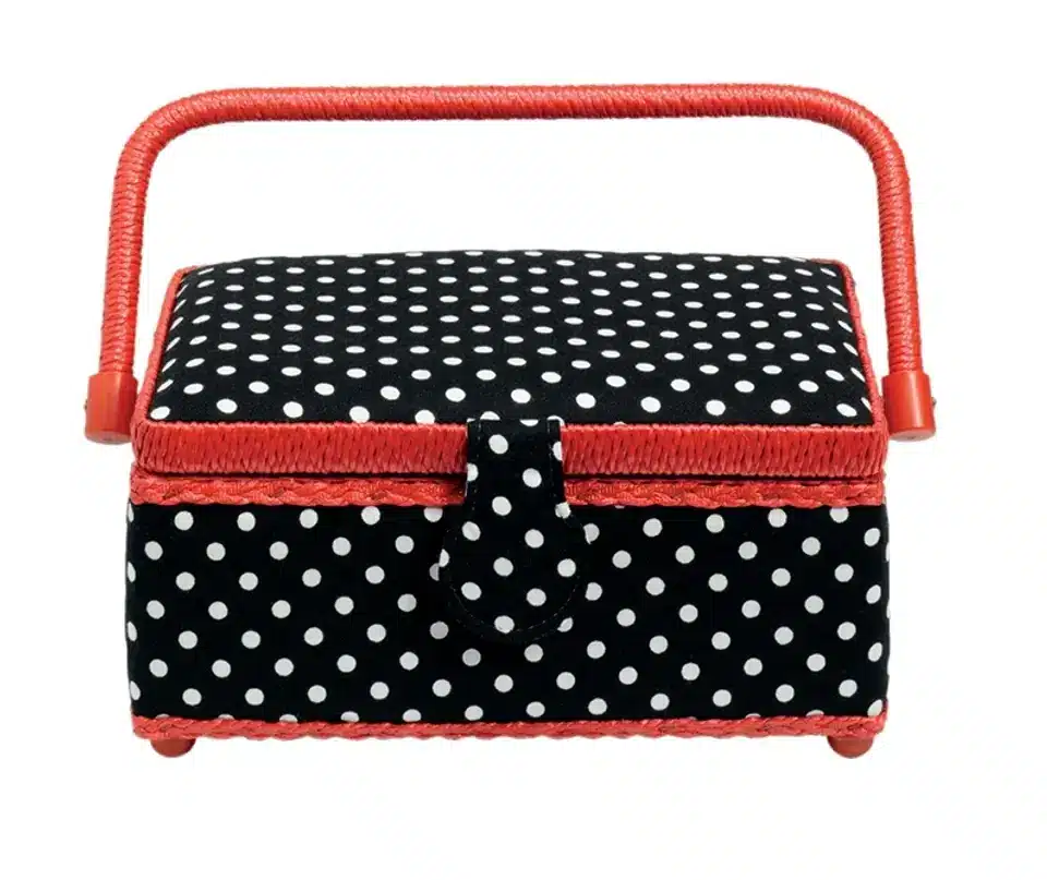 Costurero Polka Dots negro/blanco S Prym 612244