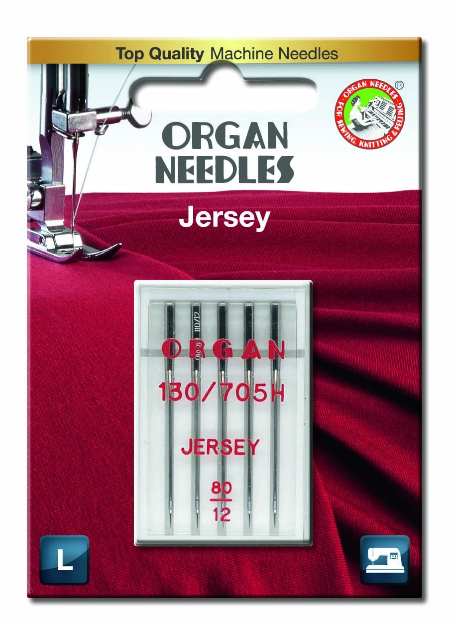 Agujas para Maquina de coser ORGAN JERSEY 130/705 H  80-Ref.5205080BL