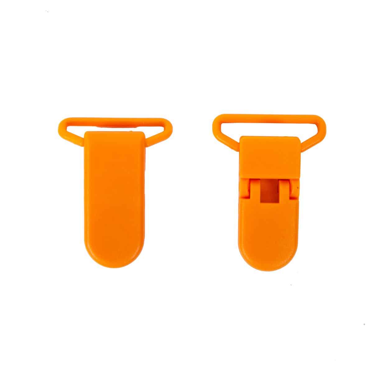 PINZA PLÁSTICO CHUPETERO 017 Naranja