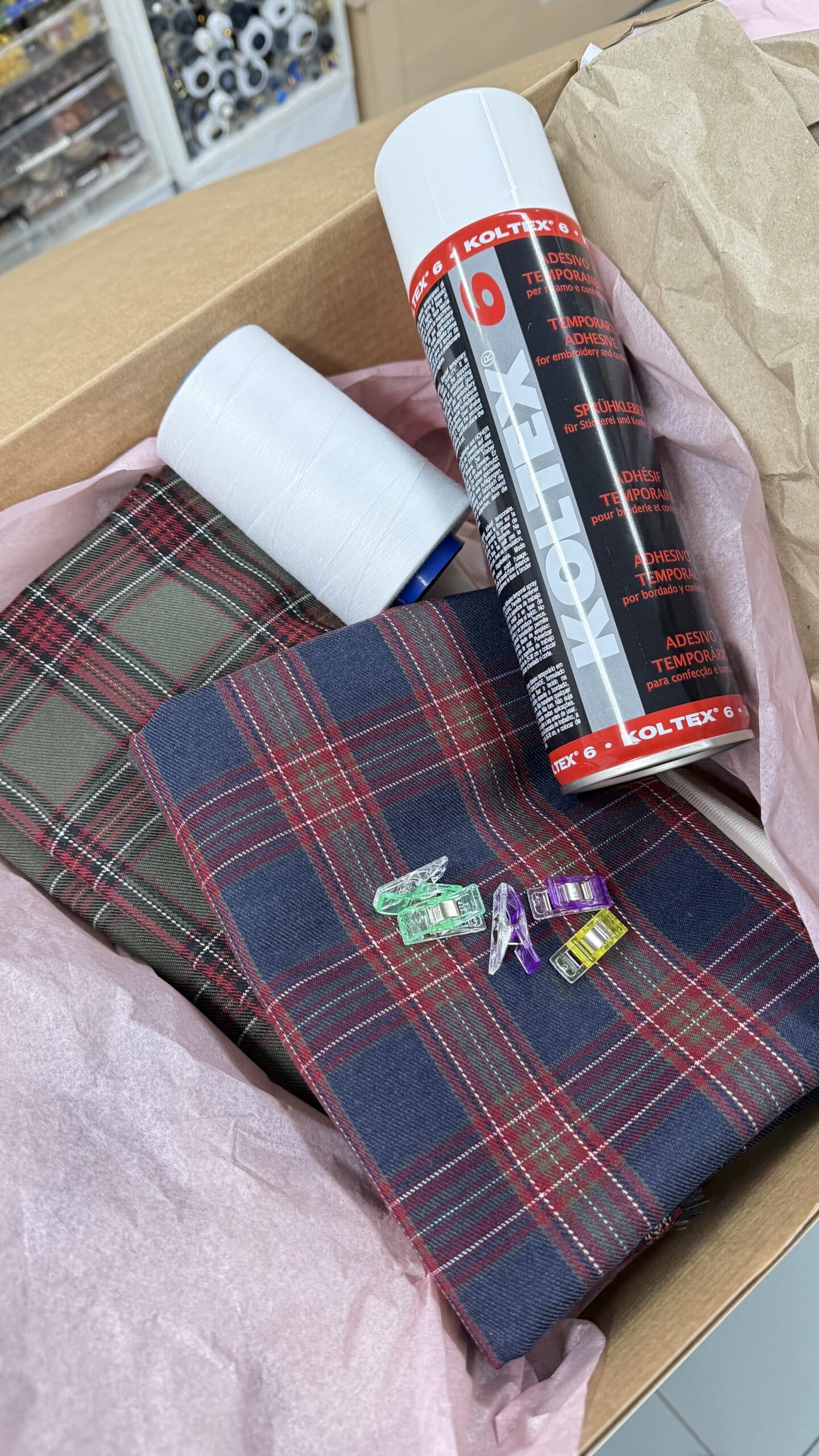 Cajita favoritos @dyscostura + proyecto navideño