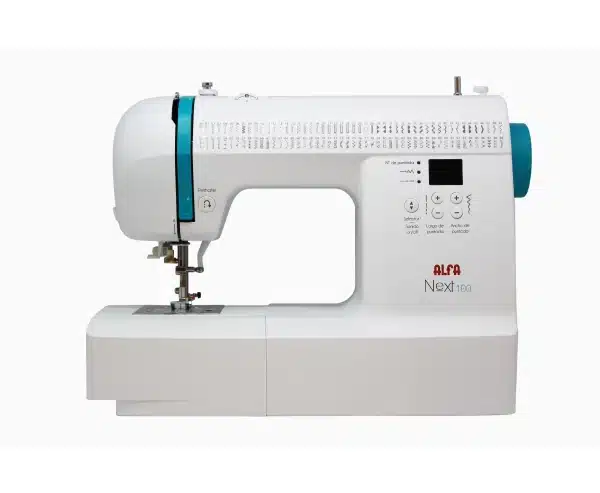 Alfa Next 100 – Máquina de coser electrónica 100 puntadas + mesa