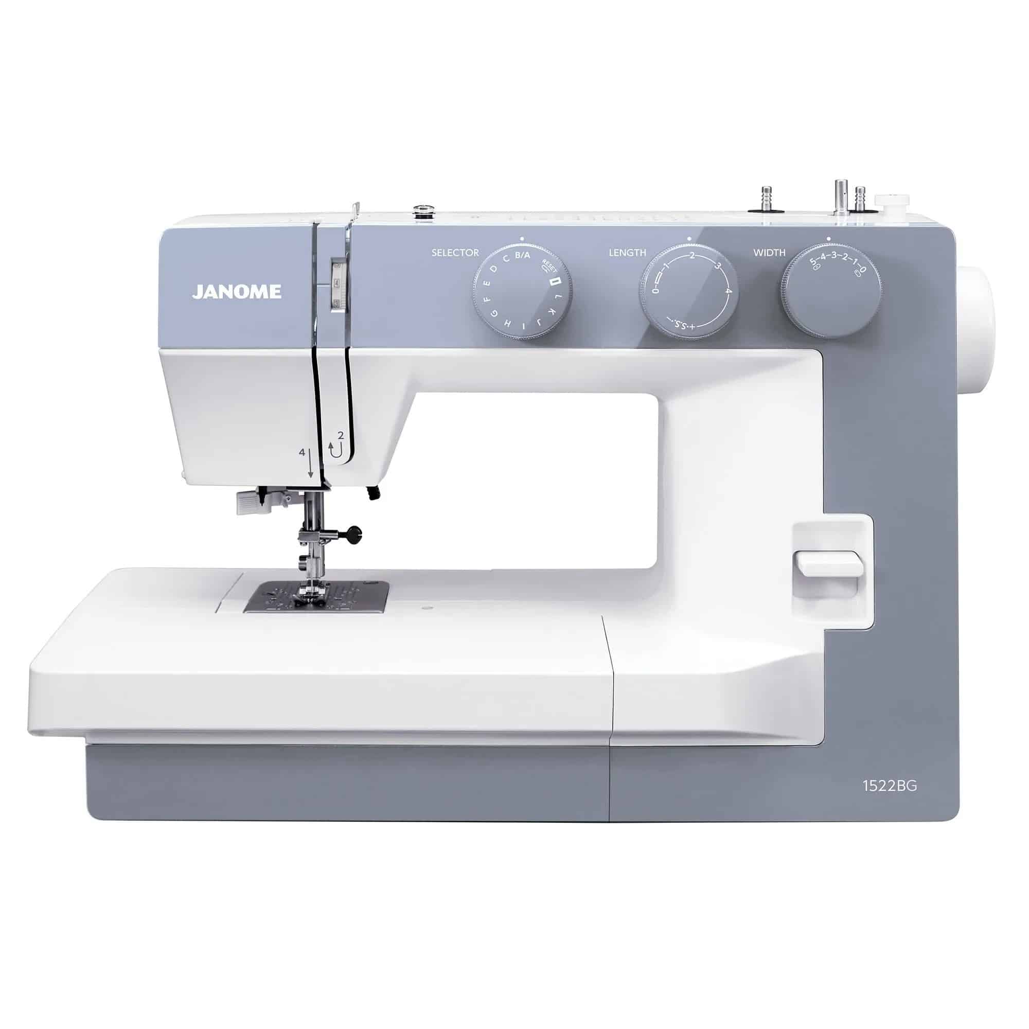 1522 BG Janome + Maleta semi-rígida + Caja Canillas