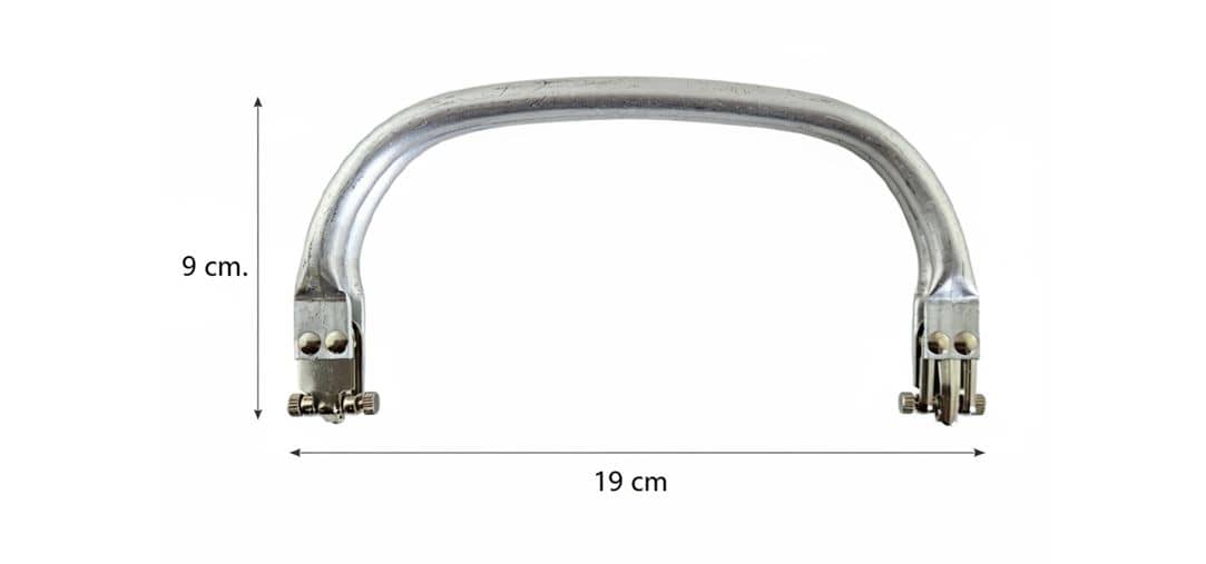 Boquilla Tubular Ovalada Boca de Lobo para Bolsos 19 × 9 cm – MC0202