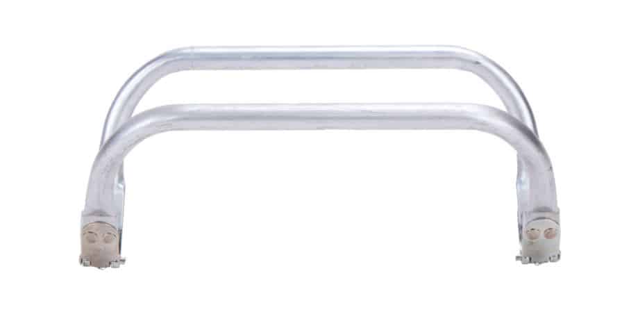 Boquilla Tubular Boca de Lobo de Aluminio para Bolsos 25 × 9 cm – MC0104